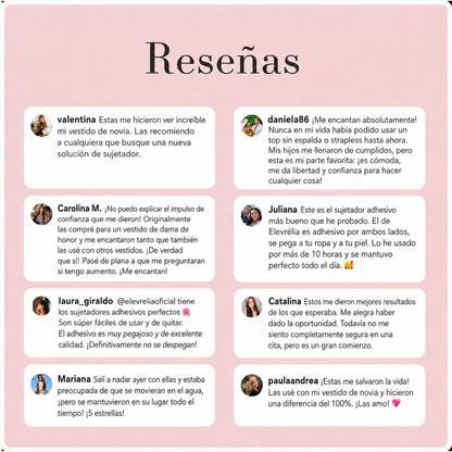 Compra 1 y Lleva la 2 GRATIS | Insertos Elevrélia | Realza tu busto al instante