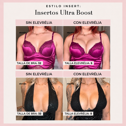 Compra 1 y Lleva la 2 GRATIS | Insertos Elevrélia | Realza tu busto al instante